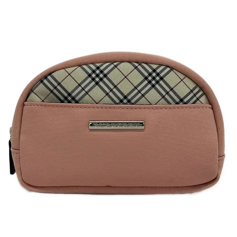 Burberry Pouch Light Pink Beige Multi